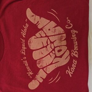 Kona Brewing Co Shaka/Hang Loose Men's 2XL Tee